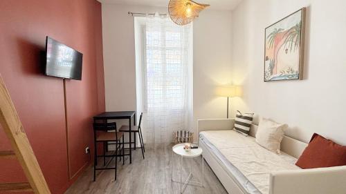 Prado - Republique Apartment | Proche Palais Des Festivals, T2 avec Mezzanine - Palmazur Vacances