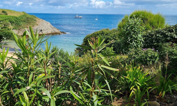 Le Palais House | Property at the foot of Ramonette beach with heated indoor swimming pool