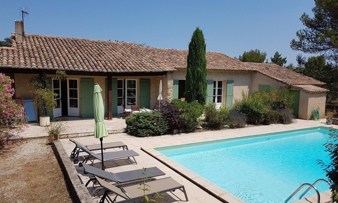 Eygalieres House | Provencal villa with private pool and large enclosed garden at the foot of the Alpilles mountains.