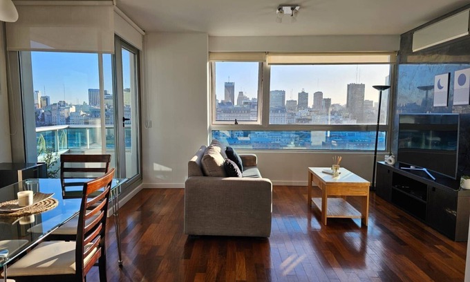 Buenos Aires Central Business District Apartment | Puerto Madero frente al Hotel Hilton Piso 16 Vista a la Ciudad