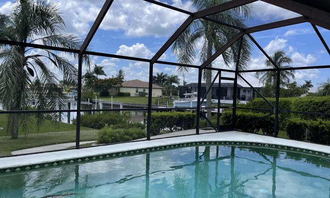 Punta Gorda House | Punta Gorda Isles Home -Waterfront Canal,Private Pool, Bird Section, gulf access