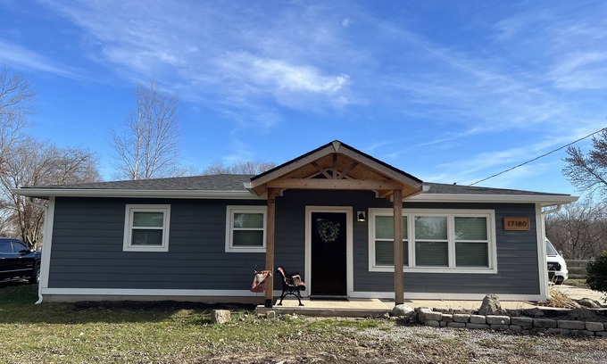 Noblesville House | Quaint cottage on the grounds of the White River Canoe Company in Noblesville IN