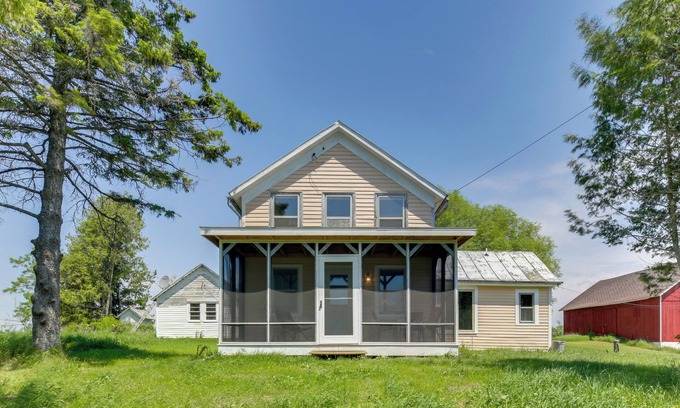 Fish Creek House | Quiet Baileys Harbor Country Home: 1 Mi to Lake!