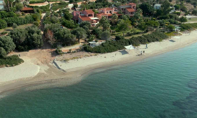 Karystos Villa | Quiet Location with Direct Beach access from our Garden! Perfect for families.