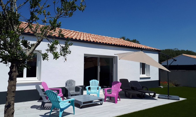 Notre-Dame-de-Monts House | Quiet new house 900m from the beach