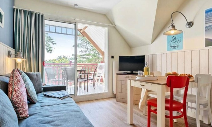 Le Pouliguen Apartment | Résidence Pierre & Vacances Premium Le Domaine de Cramphore**** - Apartment for 3 people - 1 bedroom - Terrace or balcony