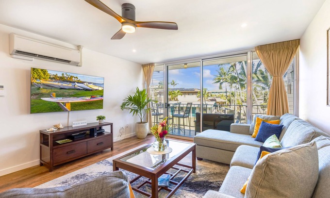 Kuau Condo | [RARE] Upscale 2BR/2BA Kuau Paia - Walk to Beach
