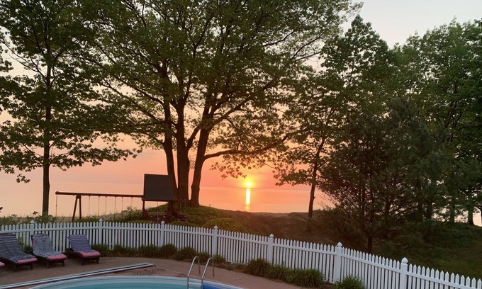 South Haven House | Rarely available Lakefront Home *Private Pool *Concierge * Fire Pit