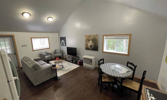 Fairbanks Cabin | Raven’s Landing #8 cozy private cabin Northern Lights