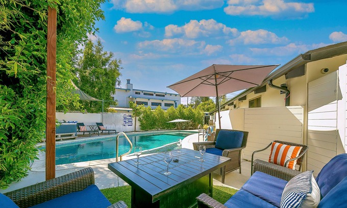 Point Loma House | Recently Remodeled Dog-Friendly Home with Private Heated Pool & Fireplace