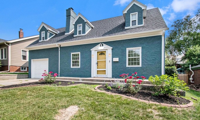 Morton Meadows House | Relax at the Cottage in Midtown Omaha.