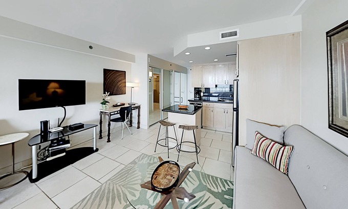 Honokowai Condo | Remodeled Beachfront Studio with pool, hot tub, ocean views, & private lanai