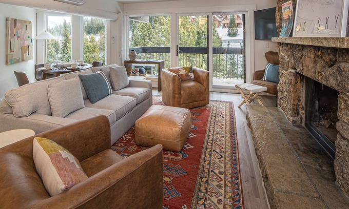 Big Sky Condo | Remodeled Stillwater Condo, walking distance to lifts at Big Sky Resort!