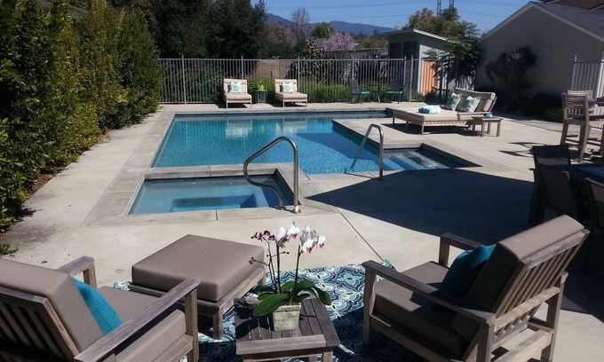 Pasadena House | Renovated Home With Pool, Mountain Views & Post Rose Parade Float Access.