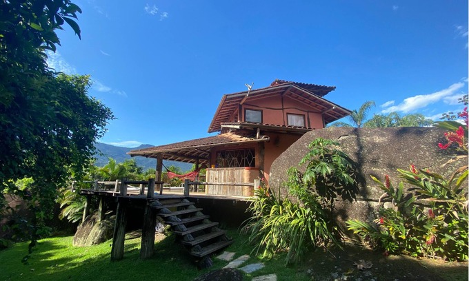Ilhabela House | Rent FEB MAR APR MAY: Refuge with Pool and Stunning Atlantic Forest View