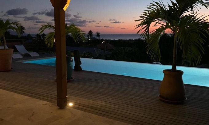 Grand-Bourg House | Rent luxury villa with sea view, 4 bedrooms, sleeps 8-Marie Galante