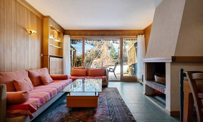 Pra Loup Apartment | Residence Chaumont 1 - 2 rooms for 6 people exposed South located in Rez de Chaussée, direct access to slopes