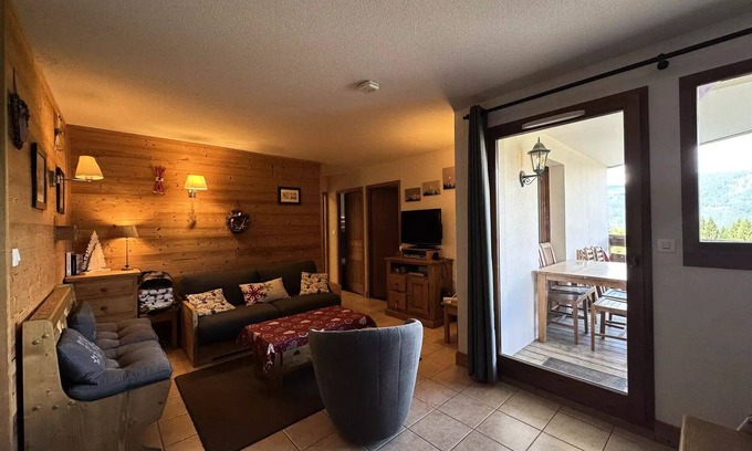 Les Esserts Apartment | Residence Jardin Alpin Bat B - Beautiful 3 bedroom apartment with WIFI