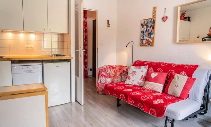 Les Orres Apartment | Residence Le Boussolenc - Studio view pistes plein coeur des Orres 1650