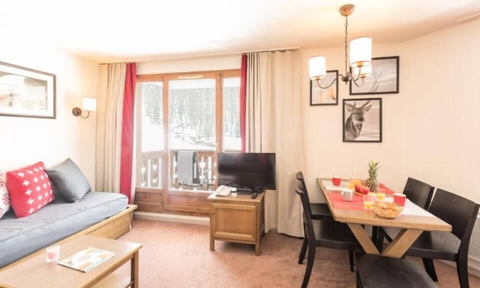 Les Claux Apartment | Residence Pierre & Vacances L'Albane - Apartment for 4 people - 1 bedroom - Mountain view