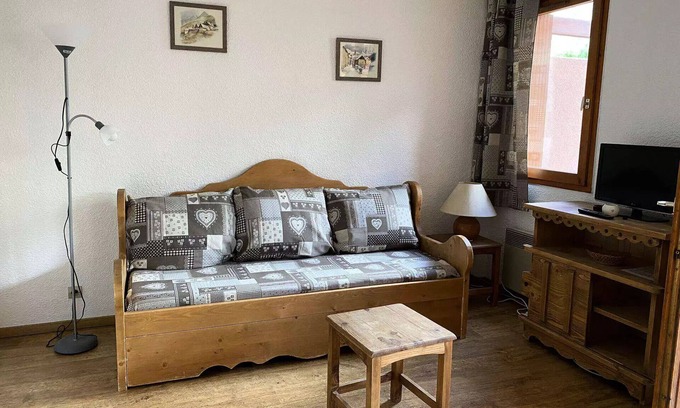 Valloire Apartment | Residence Rochechateau - Studio cabin 4 people 2* exposed West