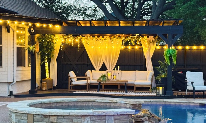 Frisco House | Resort-style stay, Saltwater Pool, FREE Heated Spa in Frisco, TX