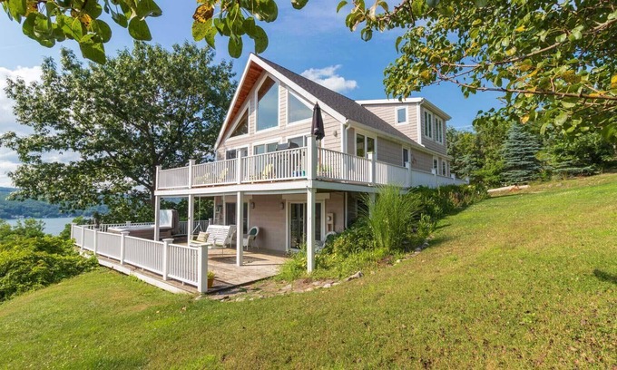 Keuka Park Cottage | Riesling Retreat:"Fantastic Views of the Lake, Vineyards, and Hillsides"