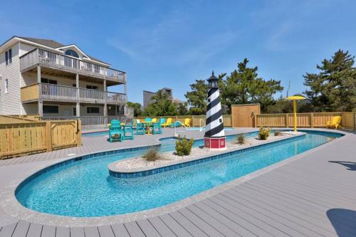 Rodanthe House | Rio Rodanthe Lazy River Kiddie Pool Oceanfront Elevator