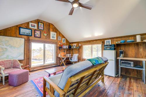 Hobucken Apartment | Riverfront Haven Converted Barn with Deck in Aurora