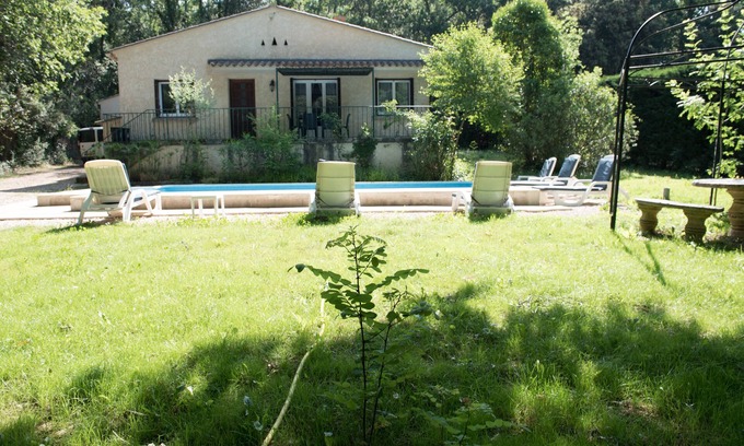 La Roque-sur-Ceze House | Riverfront house with pool at the foot of the Cascades du Sautadet