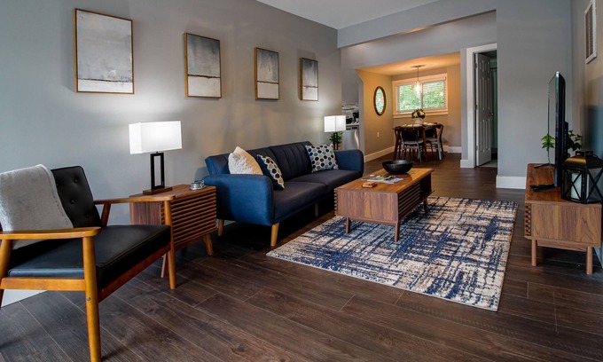Verona Apartment | Riverfront Mid Century 1 Bedroom 1 Bath