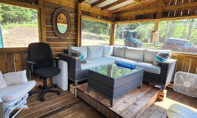 Shediac Cabin | Riverside RnR Glamping Retreat