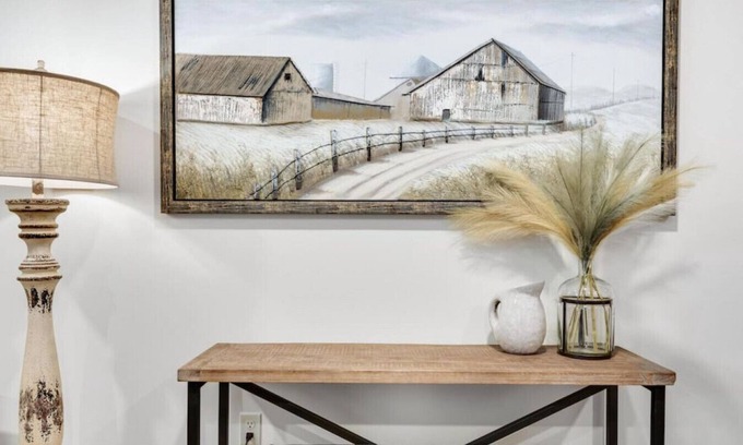 Berlin Apartment | Romantic Getaway with Private Patio and Hot Tub on Main Street - Maple Suite