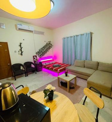 Madinat Zayed Villa | Room attached toilet for 4 pax with tv