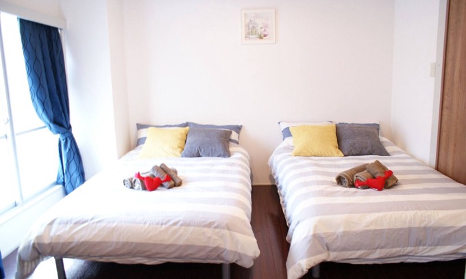 Namba Apartment | Room203 Maxp6ppl 3DoubleBeds - Soliel Shinsaibashi/Osaka Ōsaka