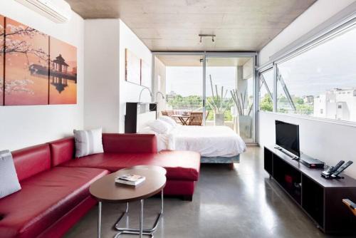 General San Martin Apartment | Roomy Studio in Luxury Tower in Palermo Hollywood