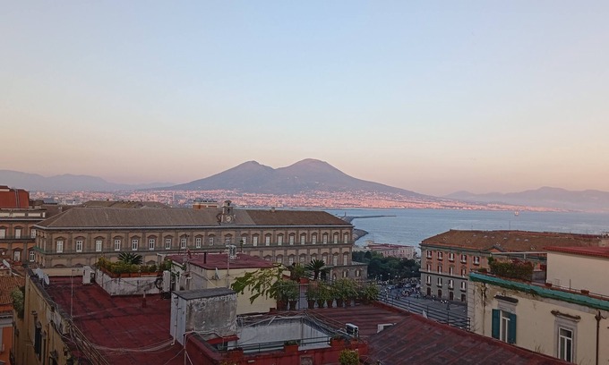 San Ferdinando Apartment | Royal Palace and Vesuvius before you