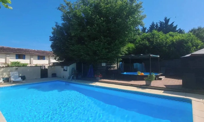 Saint-Pierre-de-Juillers Cottage | 'Ruche' La Grange du Moulin -Just families - Fun for kids - Heated pool - wifi