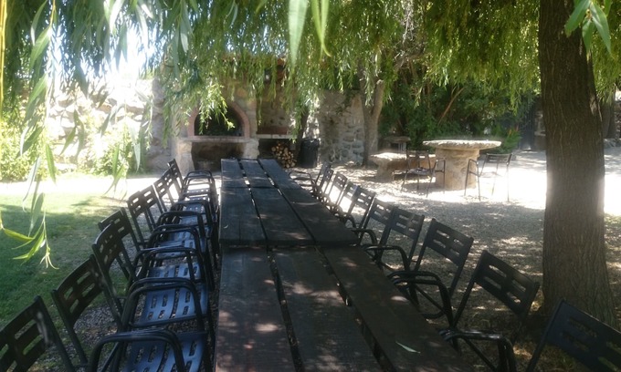 Navaluenga Cottage | Rural house with LARGE GARDEN, ISOLATED WITH BARBECUE, SWIMMING POOL AND LARGE ROOM 80M2