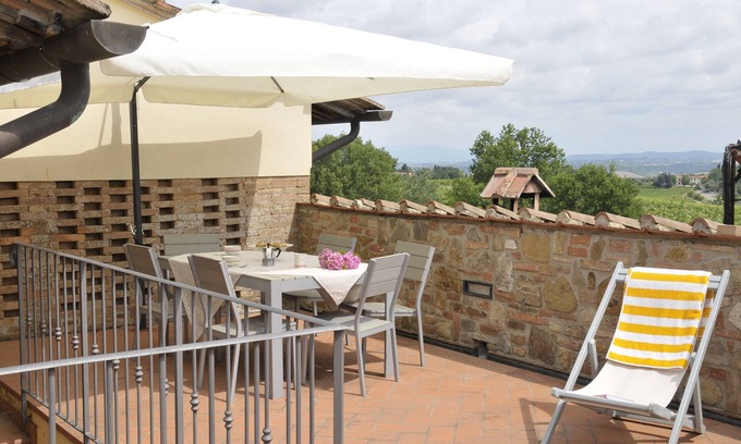 Gambassi Terme Other | Rustic apartment in farmhouse with pool near Certaldo, San Gimignano