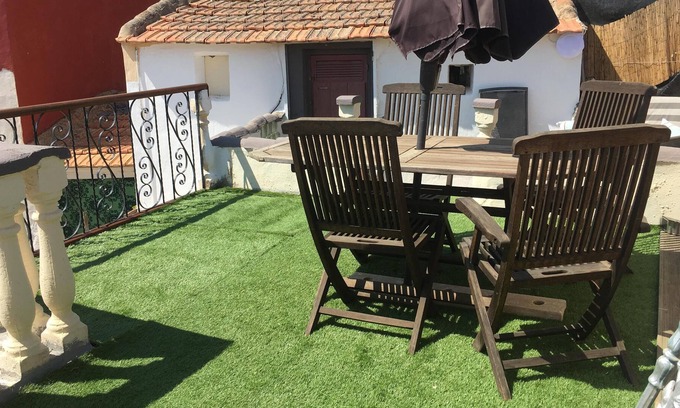 Fuente Alamo de Murcia Apartment | Rustic Luxury Private En-Suite Studio & Roof Terrace With Mountain Views & Pool