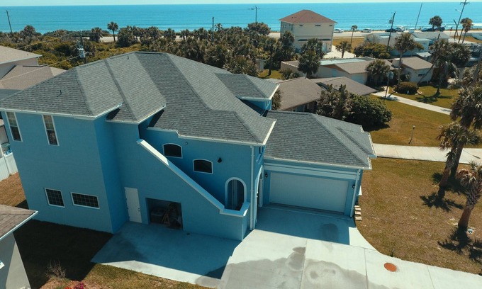 Ormond Beach Plaza House | Safe, Uncrowded Beach, Clean, Modern Ocean View Home