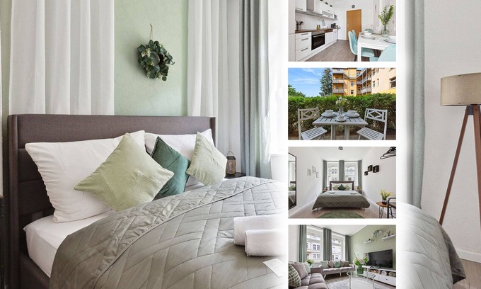 Sudenburg Apartment | Sagegarden - Terrasse - Waschtrockner
