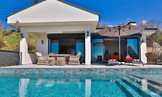 Yakakoy Villa | Saklikent 2 Bedroom Villa - 8874