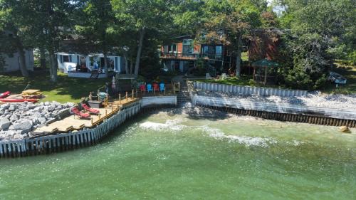 Northeastern Michigan Apartment | Schmidt's Cove - Amazing Private Lakefront!