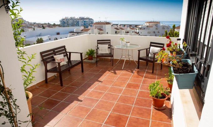 Estepona Apartment | Sea view apartment, shared pools, Estepona, 60 m²