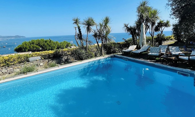 Arzeno Villa | Sea view Villa with a swimming pool and private beach