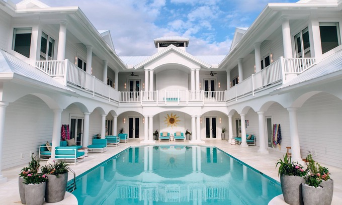 Captiva House | SeaOatsCaptivaIsland: Private Waterfront Estate, Beach, Pool, Dock & Pickleball