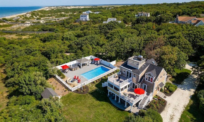East Sandwich House | Secluded Escape w/Heated Pool and Private Beach Access RPAM001