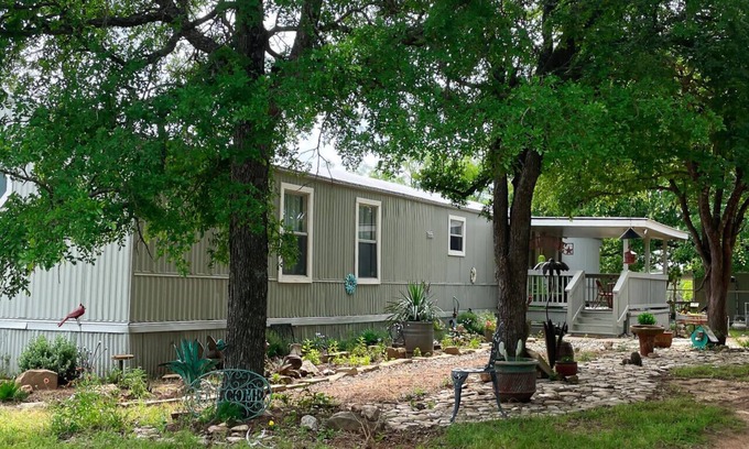 Lometa House | Secluded wildlife preserve on Colorado River. Near Colorado Bend State Park.